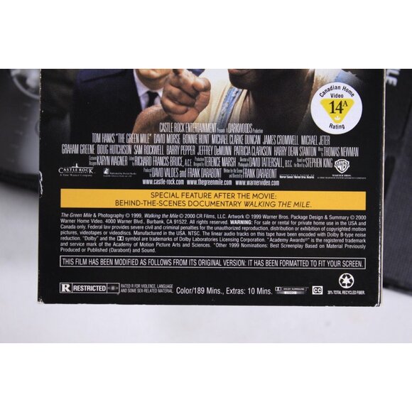 3/$15 THE GREEN MILE 2 tape VHS set Tom Hanks 1999 - Picture 5 of 6